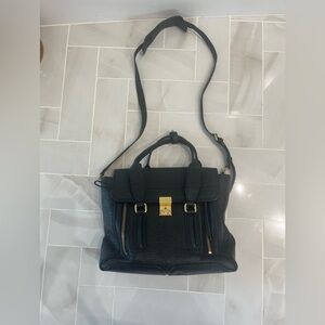 3.1 Phillip Lim Medium Textured Leather Satchel/Crossbody Bag!